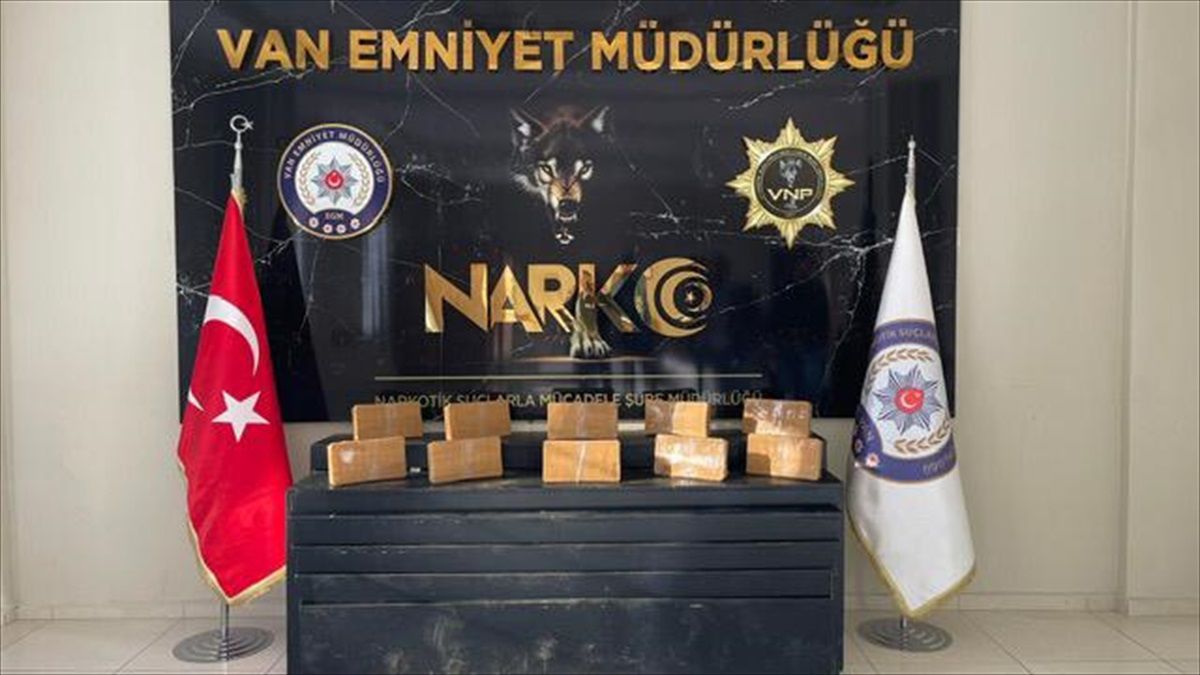 Van\'da 11,5 kilo sentetik uyuşturucu ele geçirildi