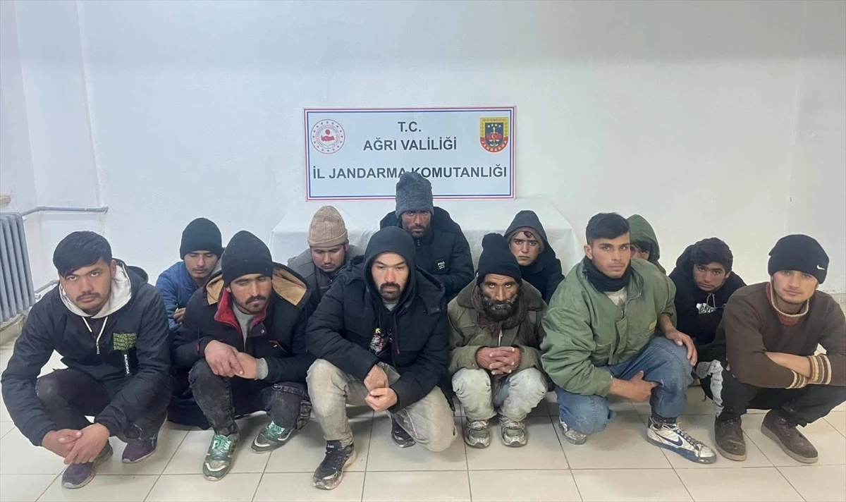 Ağrı\'da 117 düzensiz göçmen yakalandı