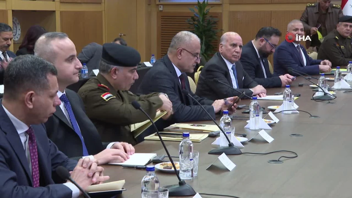 Bakan Fidan, Irak Dışişleri Bakanı Hüseyin ile bir araya geldi
