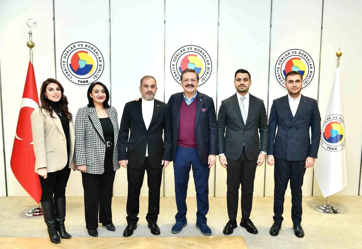Elazığ Ticaret ve Sanayi Odası Başkanı Rifat Hisarcıklıoğlu ile görüştü