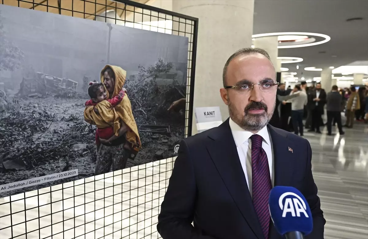 İçişleri Bakan Yardımcısı Bülent Turan: \'Kanıt\' adlı eser, İsrail\'in Gazze\'deki suçlarını belgeleyen bir delil olacak