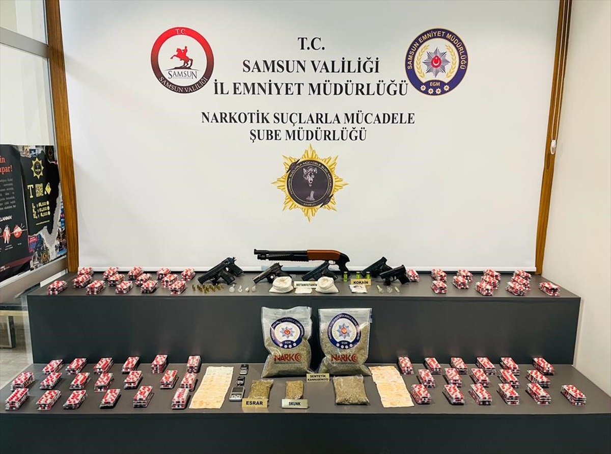 Samsun\'da uyuşturucu operasyonu: 16 gözaltı