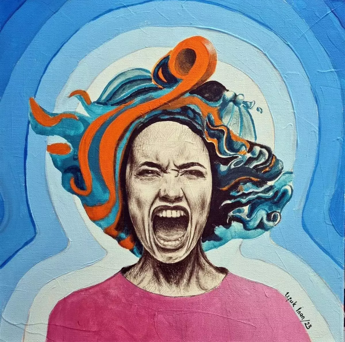 Cumhuriyetimizin 100\'üncü Yılı 3. Gaziantep Karması Resim Sergisi