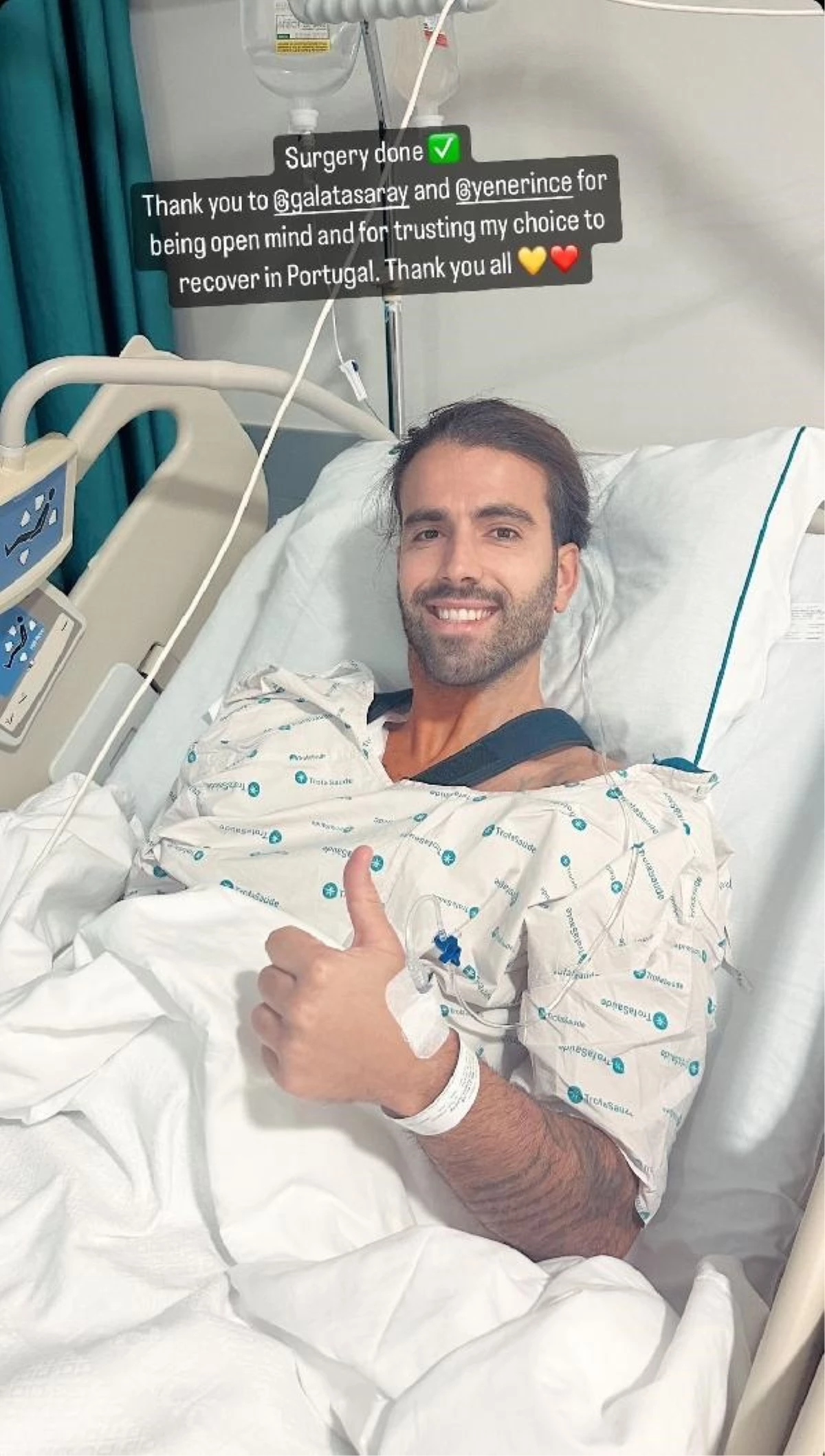 Galatasaraylı Sergio Oliveira ameliyat oldu