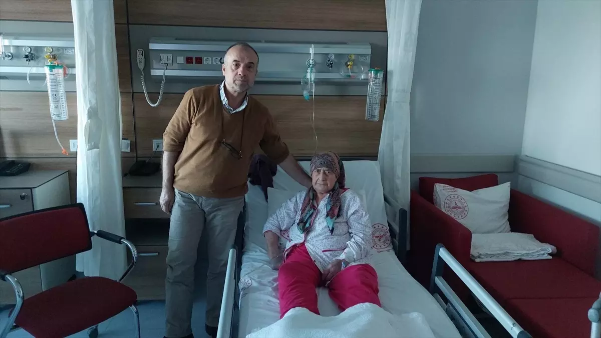 Tekirdağ\'da 84 yaşındaki kadın TAVI operasyonu ile sağlığına kavuştu