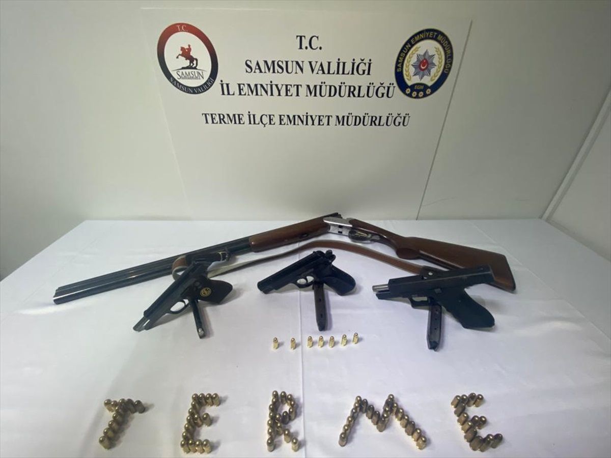 Terme\'de şok uygulamada aranan bir kişi yakalandı