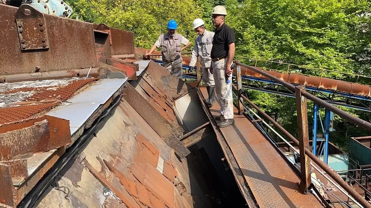 TTK Üzülmez Müessese Müdürlüğü\'nde kömür yıkama tesisi yenilendi