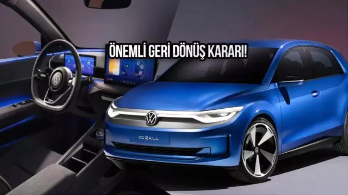 Volkswagen ID2.all Konseptinde Dokunmatik Ekran İçin Fiziksel Düğmeler Geri Dönüyor