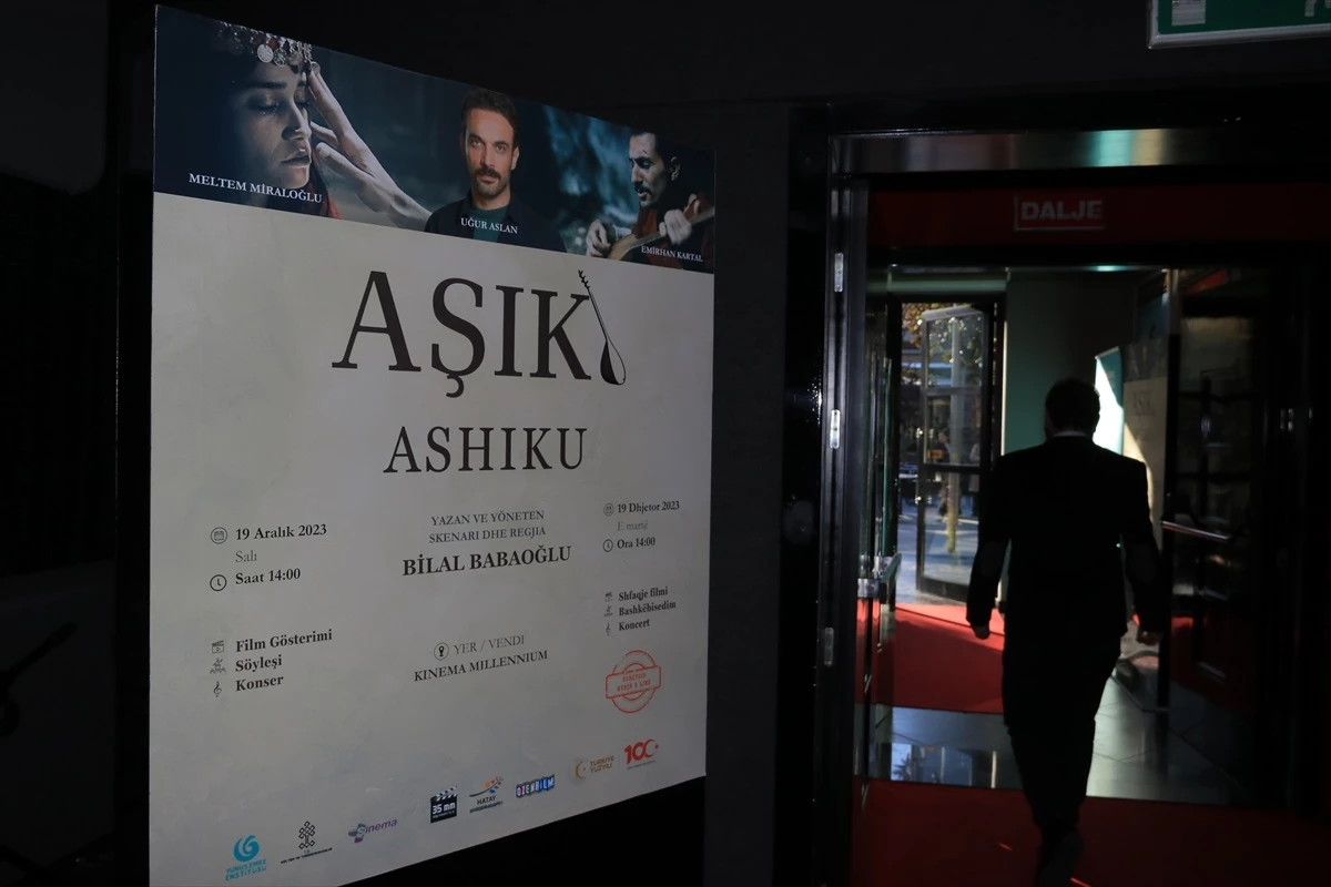 Arnavutluk\'ta Aşık Veysel\'in Hayatını Anlatan Film Gösterimi Yapıldı