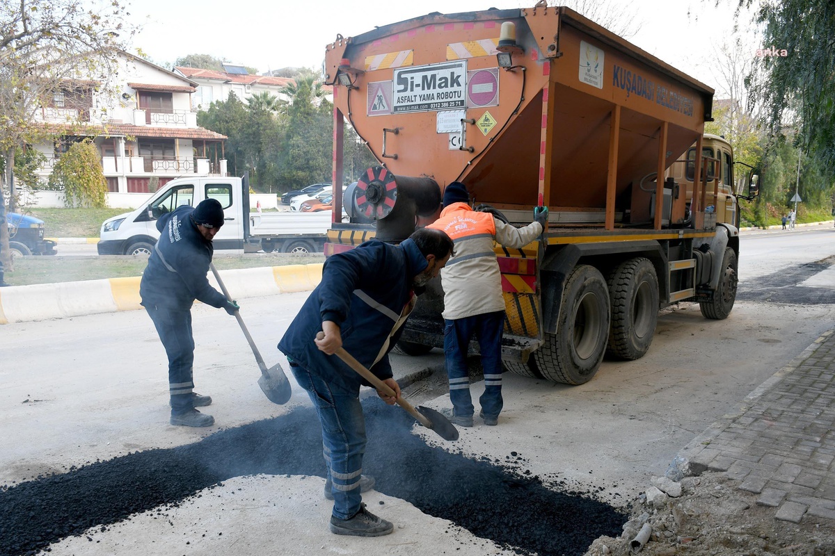 Kuşadası Belediyesi Altyapı Çalışmalarını Hızla Tamamlıyor