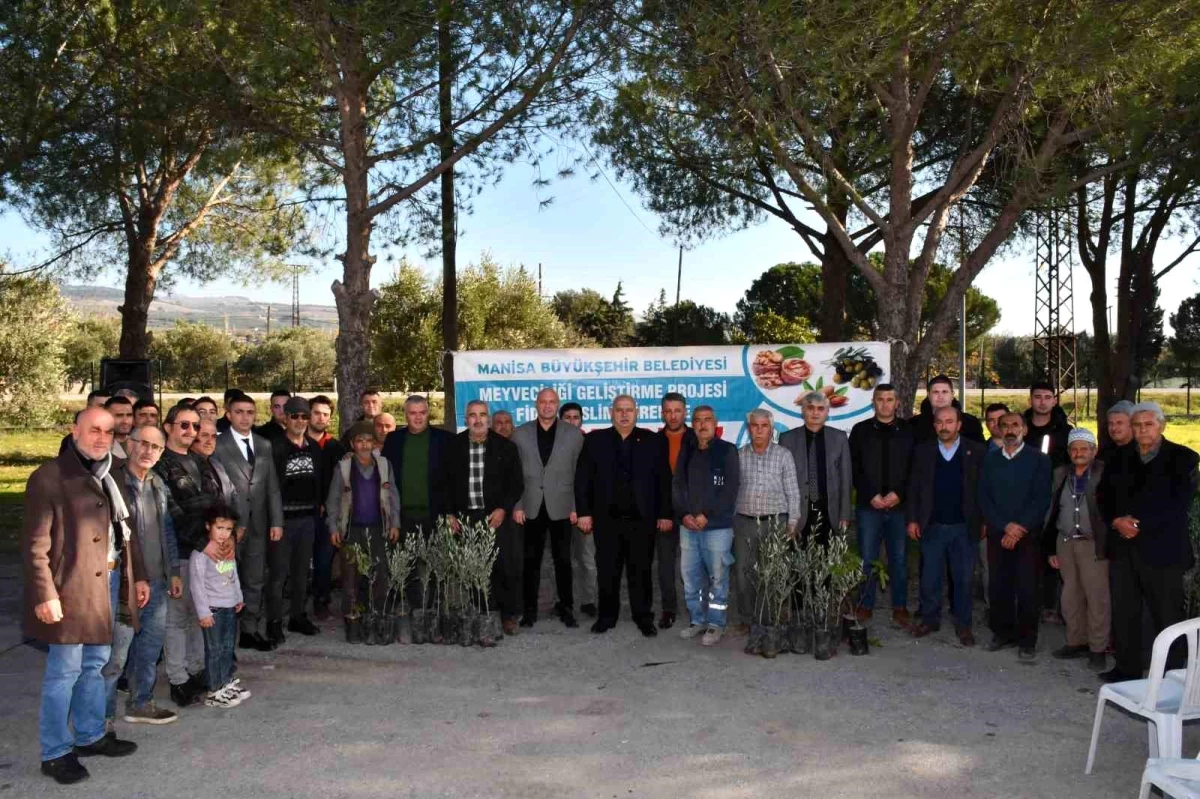 Manisa Büyükşehir Belediyesi Üreticilere Fidan Desteği Sağladı