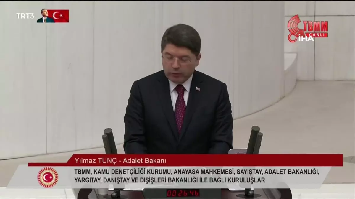 Bakan Tunç: "Türk yargısı, her zamankinden daha tarafsız ve bağımsızdır"