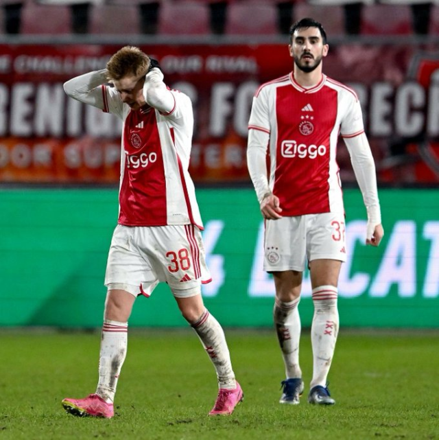 Bir zamanlar rakip tanımayan Ajax, Hollanda Kupası'nda 4. Lig takımına elendi