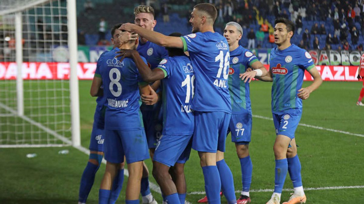 Çaykur Rizespor İstanbul ekibini gole boğdu