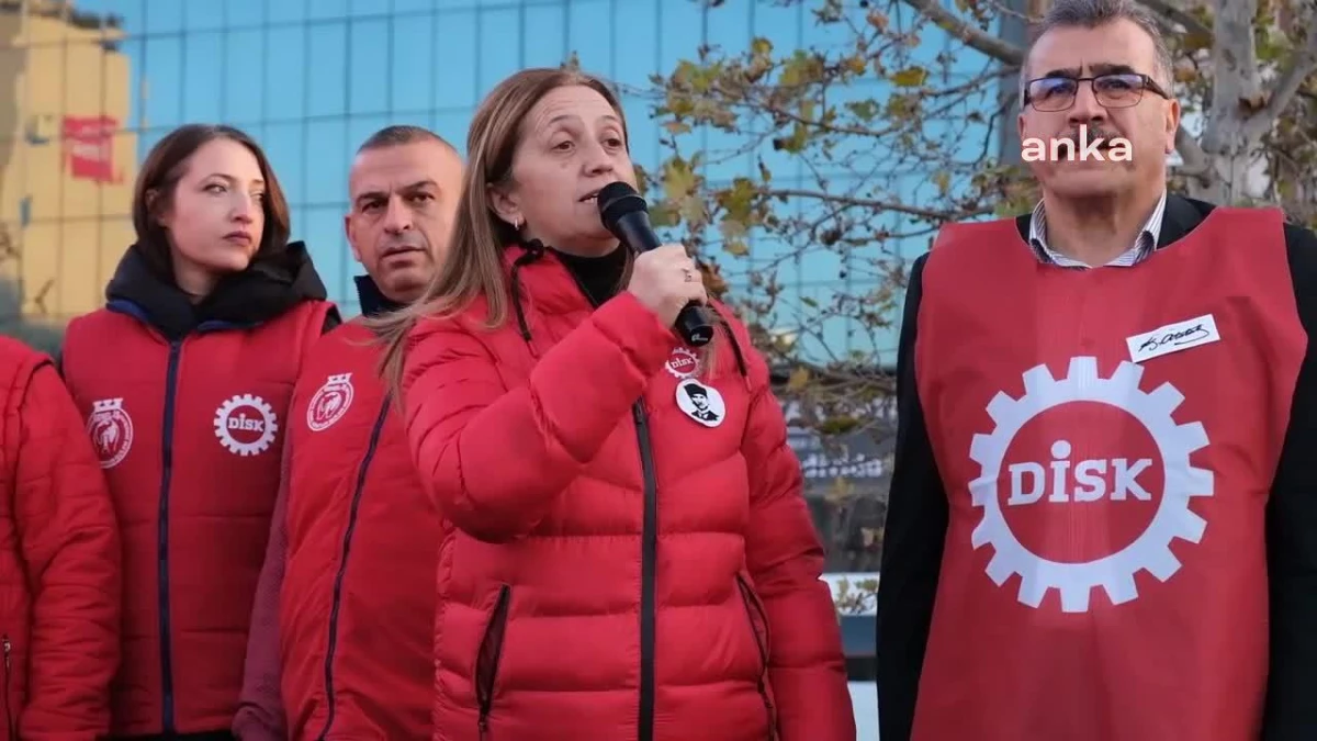 DİSK Genel Başkanı Arzu Çerkezoğlu, Vergi Adaleti İstedi