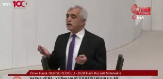 Gergerlioğlu, Bakan Şimşek'i Kürtçe selamladı