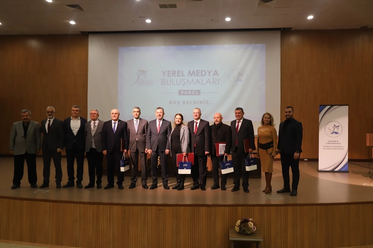 Karabük Üniversitesi\'nde Yerel Medya Buluşmaları Paneli Düzenlendi