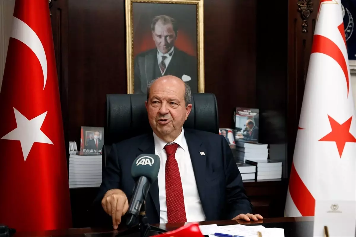 KKTC Cumhurbaşkanı Tatar: İsrail ile işbirliği yapan GKRY, Gazze\'ye yardım konusunda samimi değil