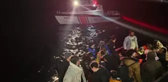 Marmaris ve Datça'da 106 kaçak göçmen kurtarıldı, Bodrum'da 89 kaçak göçmen yakalandı