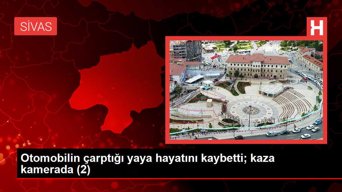 Otomobilin çarptığı yaya hayatını kaybetti; kaza kamerada (2)