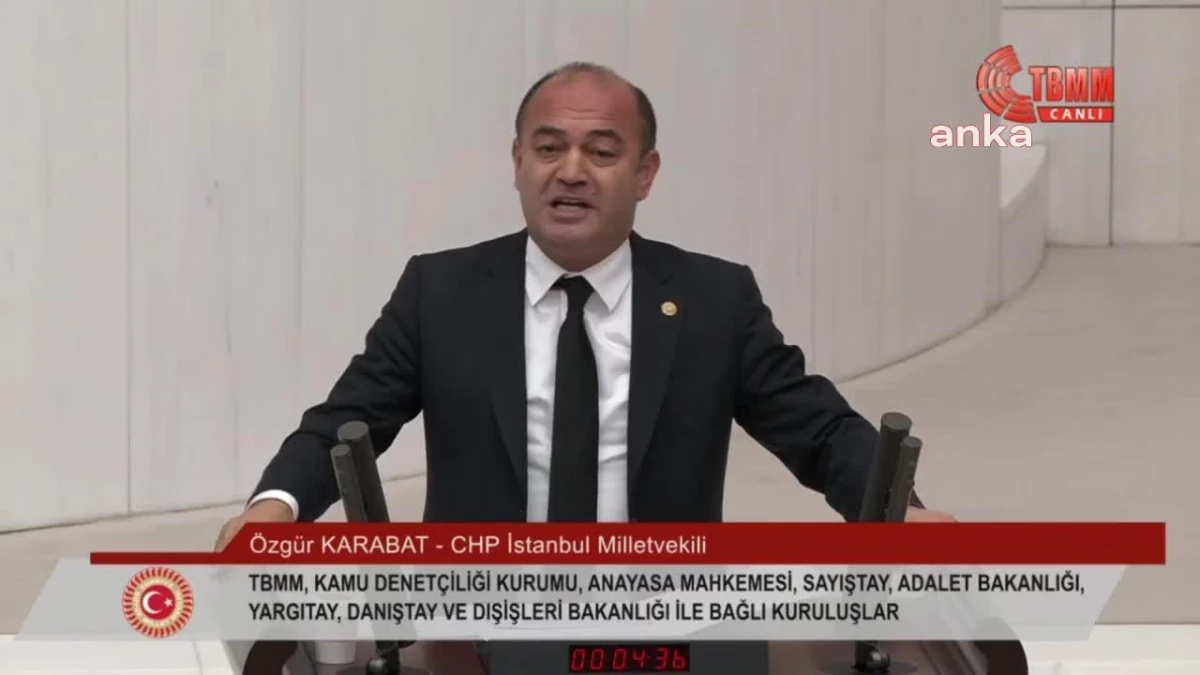 CHP Genel Başkan Yardımcısı Özgür Karabat, Sayıştay\'ın pasifize edildiğini söyledi