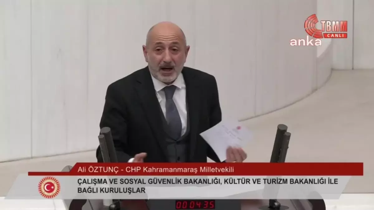 TBMM\'de Bütçe Görüşmeleri... Ali Öztunç: "Biz Bu Bütçeye \'Ret\' Oyu Vereceğiz.