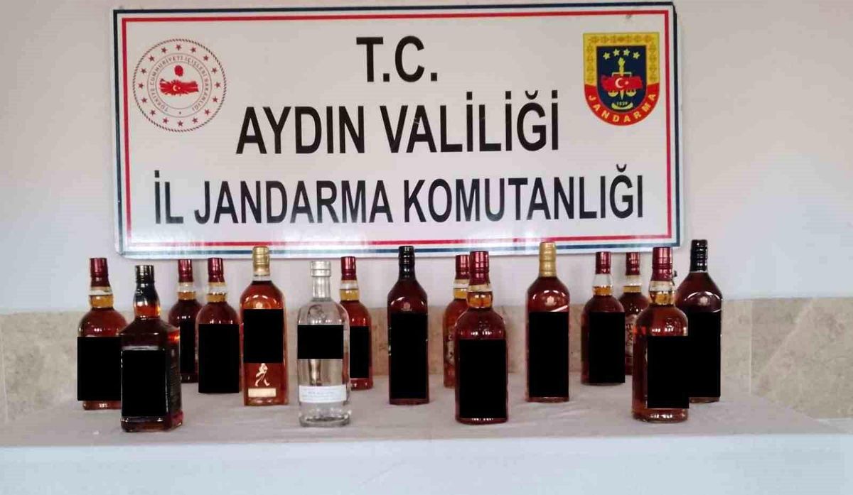 Nazilli\'de trenle getirilen kaçak içkiler yakalandı