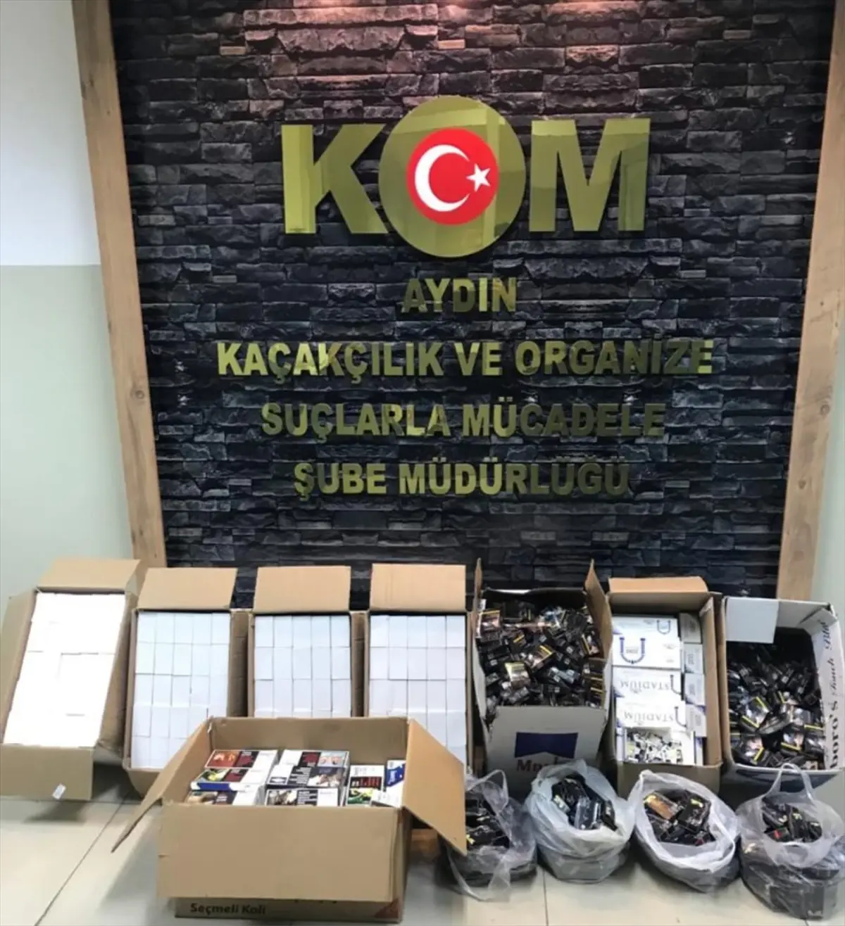 Aydın\'da tütün kaçakçılığı operasyonunda 92 bin makaron ele geçirildi