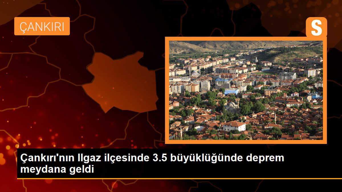 Çankırı\'nın Ilgaz ilçesinde 3.5 büyüklüğünde deprem meydana geldi