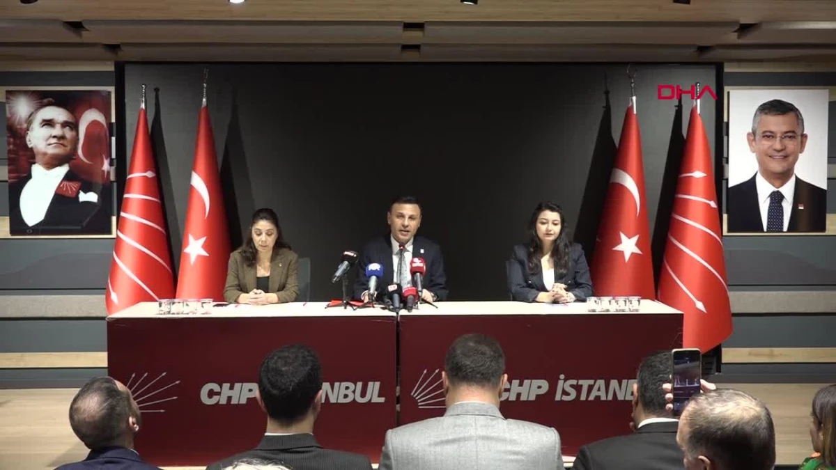 CHP İstanbul İl Başkanlığı, Milli Eğitim Bakanı Yusuf Tekin\'in açıklamalarını eleştirdi