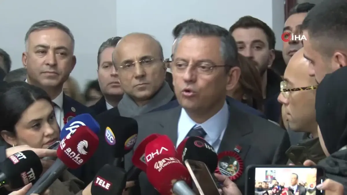 CHP Genel Başkanı Özel: "Muhalefete muhalefet yapmayız"