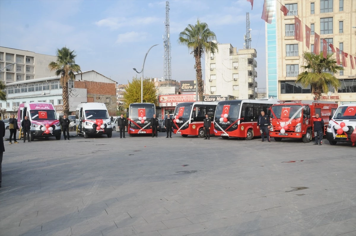 Cizre Belediyesi Araç Filosuna Yeni Eklemeler Yaptı