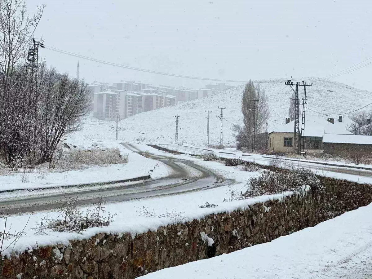 Hakkari\'de yoğun kar yağışı sonucu otomobil dereye düştü