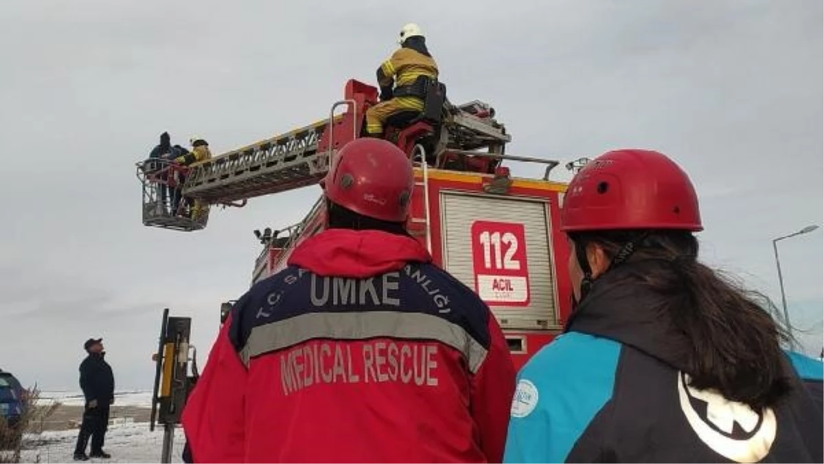 KARS AFAD, Kayak Sezonu Öncesi Tatbikat Gerçekleştirdi