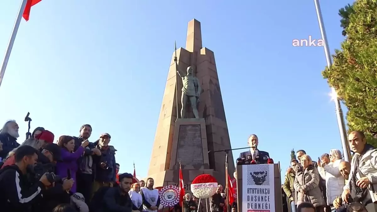 Add Genel Başkanı Bozkurt, Menemen\'de Devrim Şehidi İçin Düzenlenen Törende: "Tarikatlar ve Cemaatler Sivil Toplum Örgütüdür\' Diyen Bakanlar...