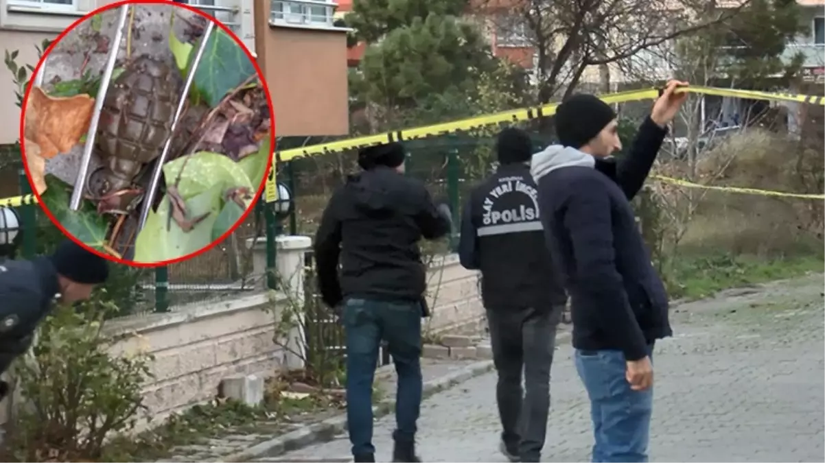 Büyükçekmece\'de bir apartmanın önünde el bombası bulundu