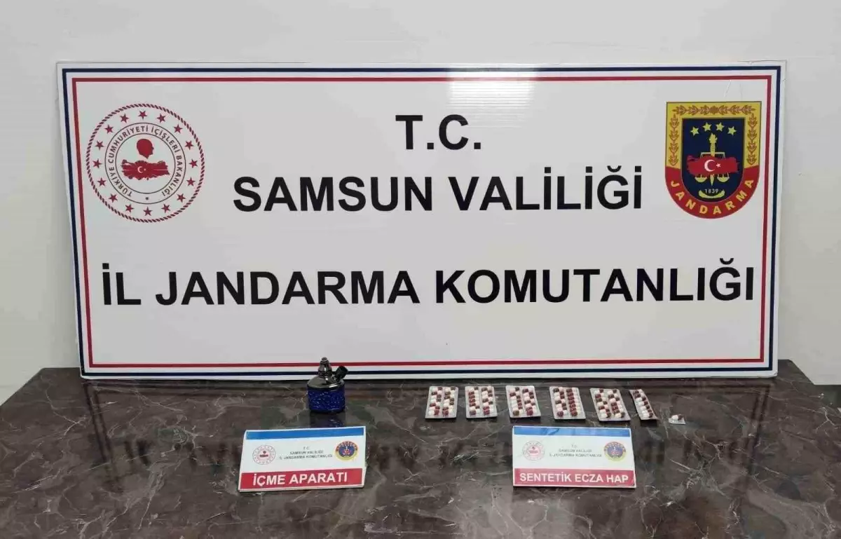 Samsun\'da işyerinde uyuşturucu ele geçirildi