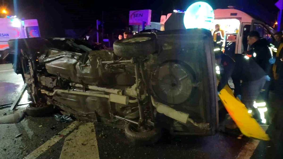 Edirne\'de trafik kazası: 1 ölü, 5 yaralı