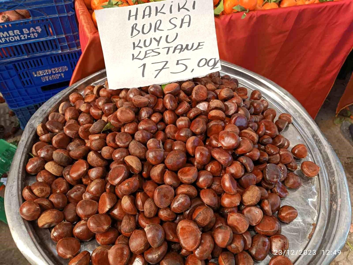 Afyonkarahisar\'da Kestane Fiyatları Yüksek