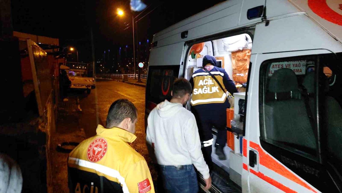 Samsun\'da bıçaklı kavga: 1 yaralı