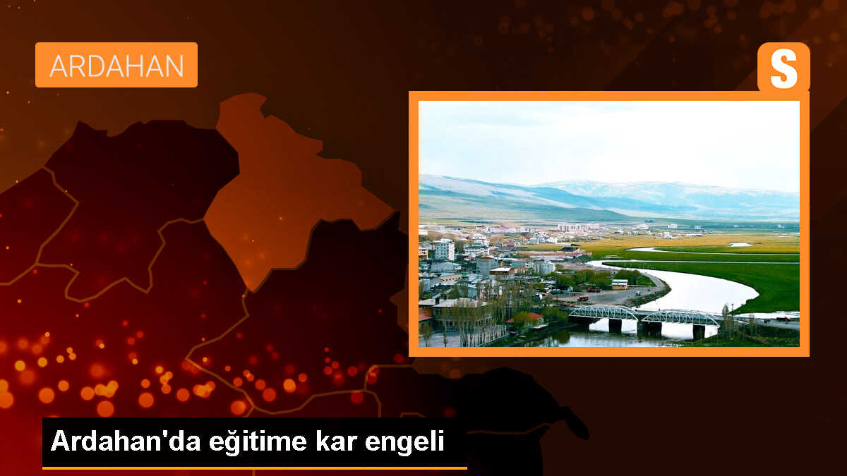 Ardahan\'da Kar Yağışı Nedeniyle Okullar Tatil Edildi