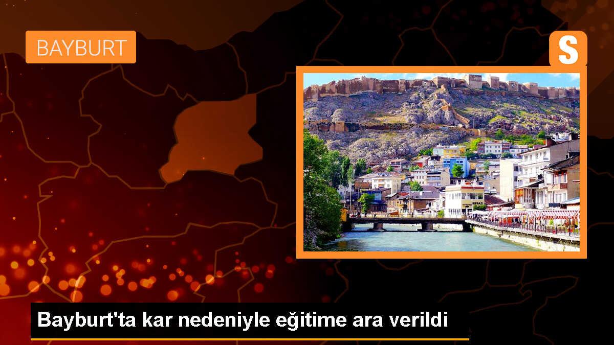 Bayburt\'ta yoğun kar yağışı nedeniyle yarın eğitime ara verildi