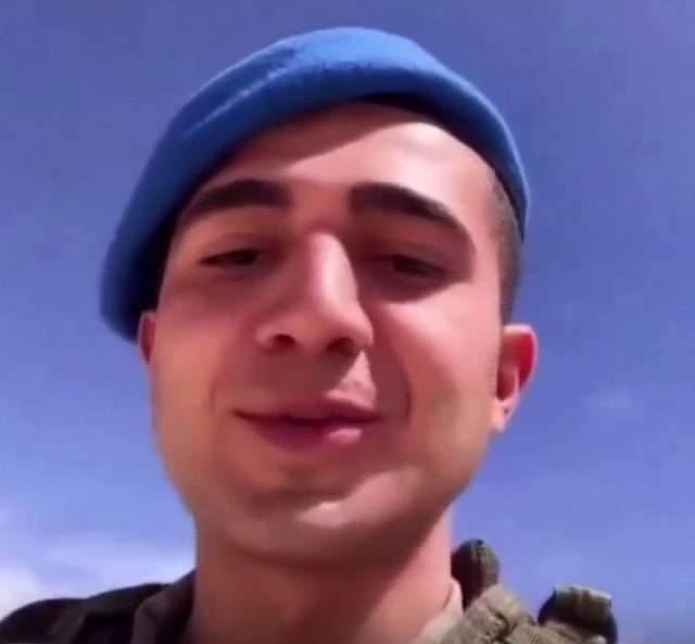 Elazığlı asker Kemal Aslan'ın şehit olmadan önce komutanına gönderdiği görüntü yürek yaktı