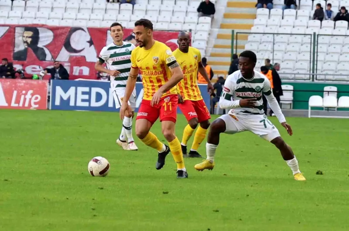 Konyaspor, Kayserispor\'u 2-0 mağlup etti