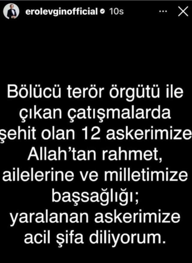 Ünlü isimlerden, yürekleri yangın yerine çeviren 12 şehidimiz için paylaşım: Canlarımız gitti