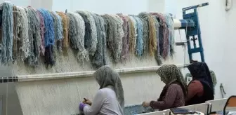 Aksaray'da Türk motifli halılar ihraç ediliyor