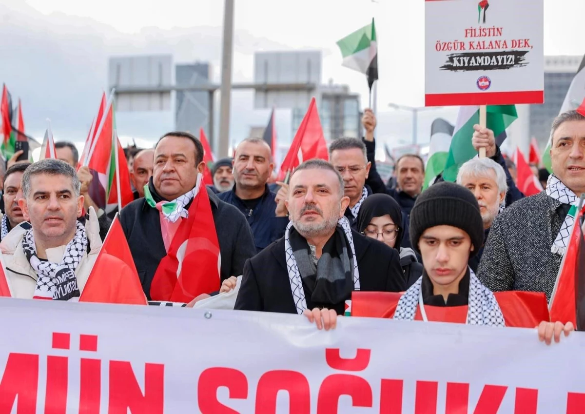 Başkan Murat Ercan Gazze direnişinin yanında