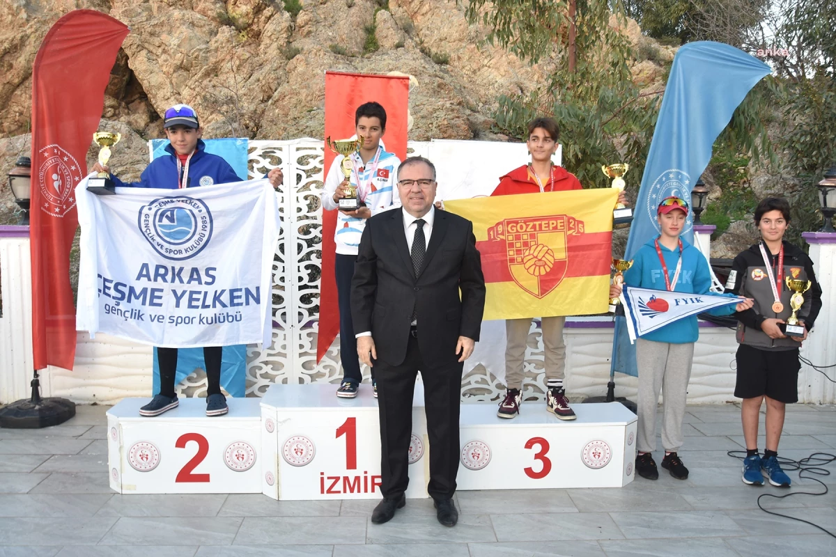 İzmir İl Birinciliği Yelken Yarışları Foça\'da Gerçekleştirildi