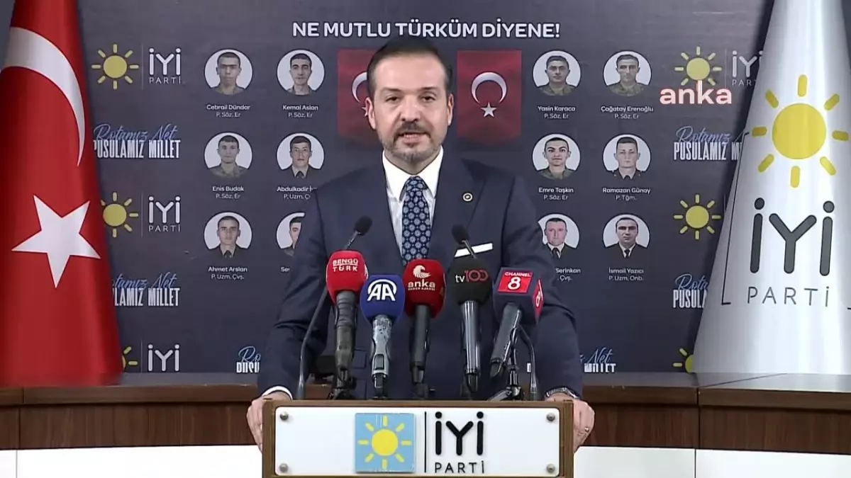 İYİ Parti Sözcüsü Kürşad Zorlu: Milli Yas ilan etmemiz için kaç şehit vermemiz gerekiyor?