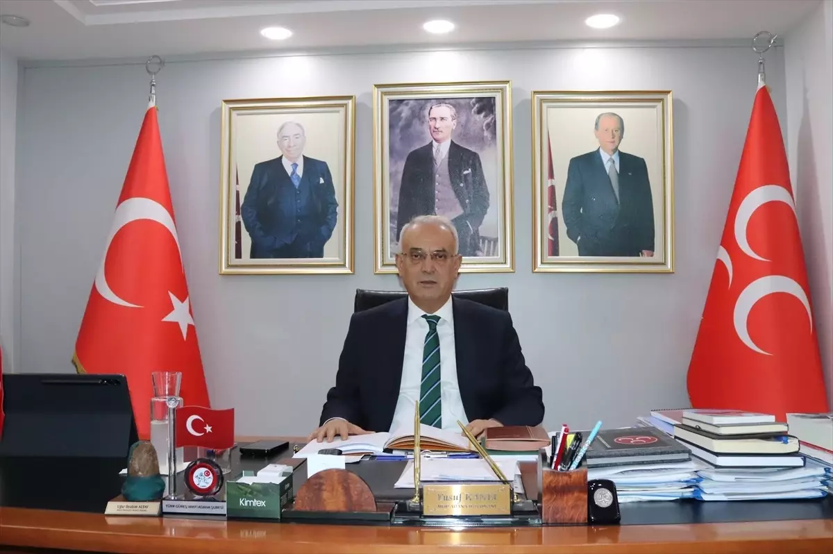 MHP Adana İl Başkanı Yusuf Kanlı, Pençe-Kilit Harekatı\'nda şehit olan askerler için başsağlığı diledi